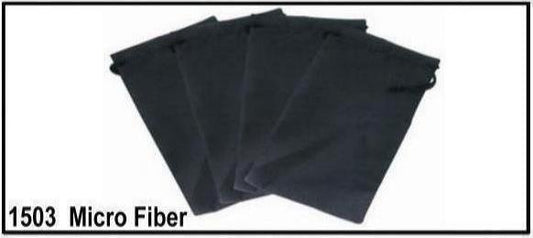 Microfiber Cloth/Pouch - Black